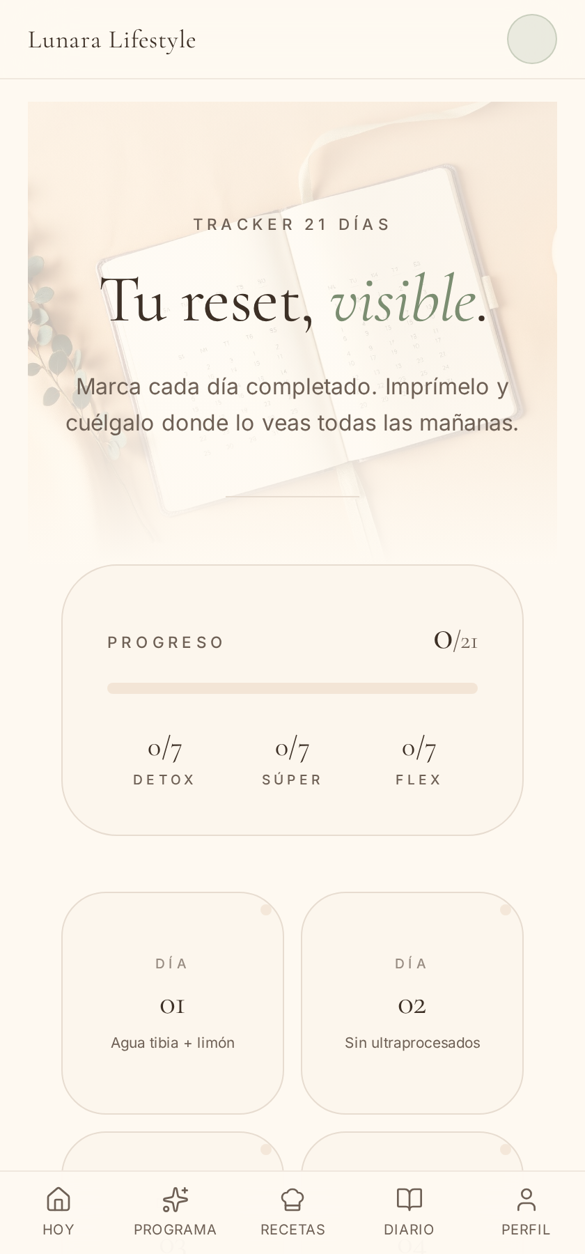 Tracker de hábitos