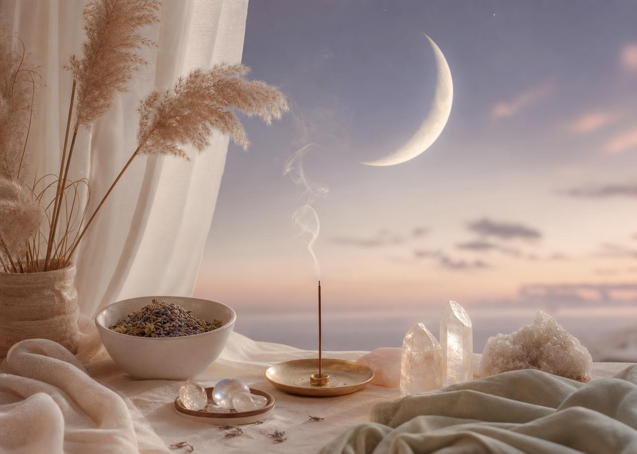 Ritual de calma con luna